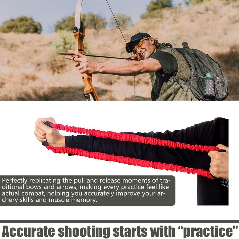 3 Pack Archery Pull Exerciser Trainer,Draw Strength Training,Resistance Training Fitness,Bow