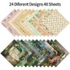 Single Sided Scrapbooking Paper Pad 6”x6” 48 Sheets Decorative Scrapbook