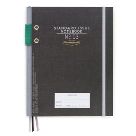 DesignWorks Ink Standard Issue Bound Personal Journal, Black