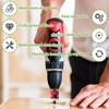 YUENTOEN 6Pcs Countersink Drill Bit Set with Low Friction Depth