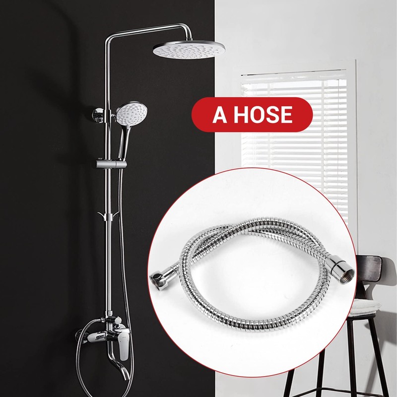 Bopfimer 75 cm Flexible Steel Bathroom Water Shower Hose