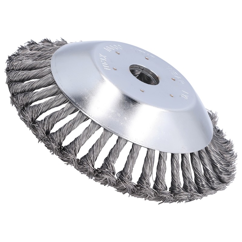Twisted Wire Wheel Steel Garden Grass Weed Brush Cutting Head