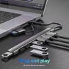 Vunvooker USB Hub,Mini USB Splitter with 7 USB-A Data Ports(1