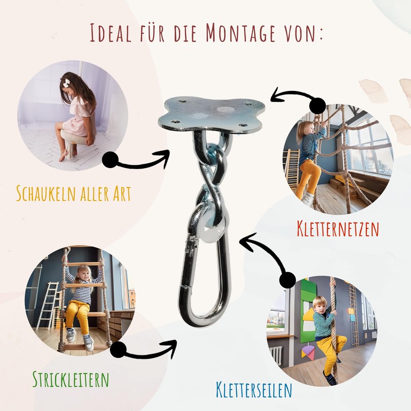 Create for you® - Ceiling swing bracket - Swing hook