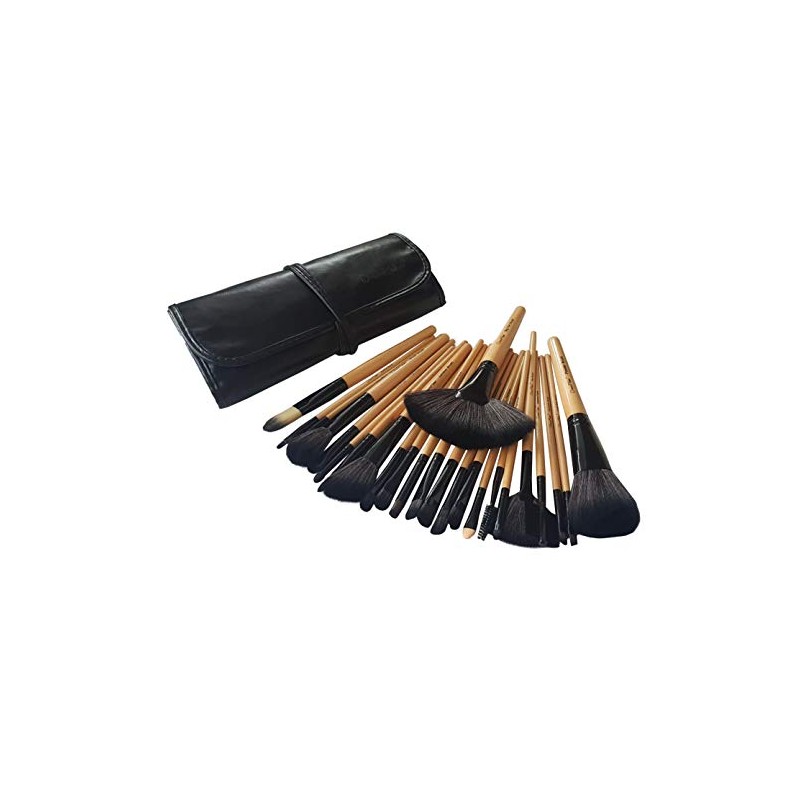 Dream Maker Makeup Brush Set (Bamboo) -24 Piece