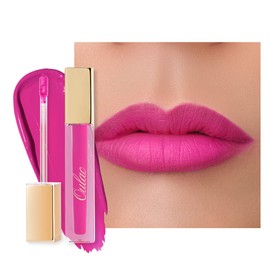 Oulac Kissproof Liquid Matte Lipstick, Pink Long Lasting Lipsticks for Women, High-Pigmented, Lightweight, Waterproof, Non-Stick Cup, Creamy Matte Ink Lip Color, Vegan & Cruelty-Free, 4.5ml M06