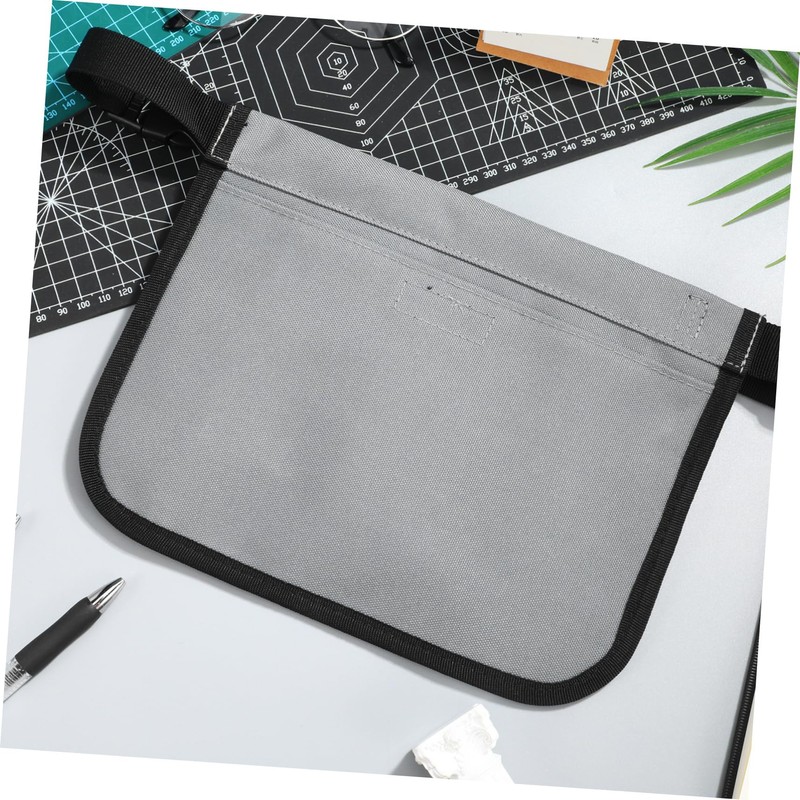 Operitacx Server Apron with Pockets Half Waist Apron for Men
