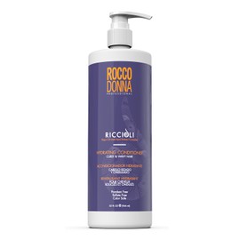 Rocco Donna Hydrating Curl Conditioner Moisture and Define | for Curly and Wavy Hair | Infused with Pequi Oil and Acai Extract | 32 oz
