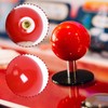 Gallipower 6Pcs Joystick Head,Arcade Joystick Ball Top Handle Rocker Round
