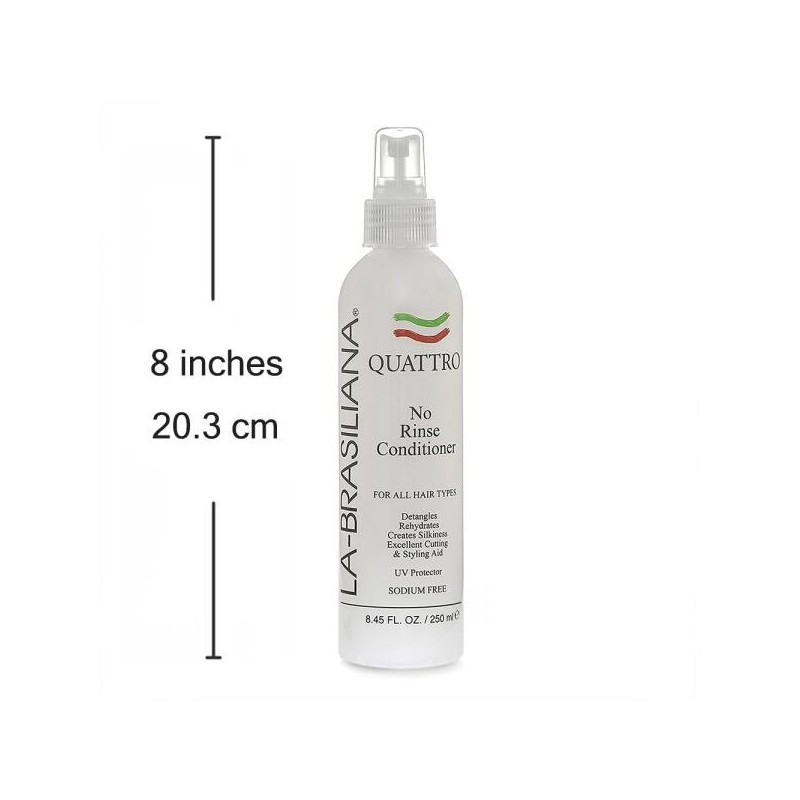 Brazilliana 라 브라질리아나 콰트로 노 린스 컨디셔너 8.45 fl.oz. La