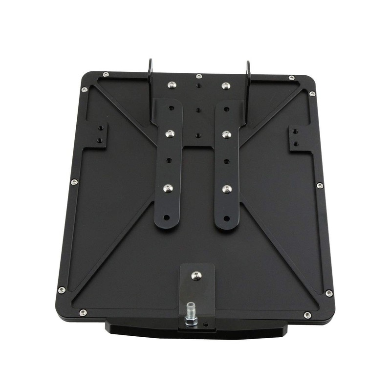 HIGHSIDER CNC Motorrad Kennzeichen Halteplatte mit Reflektor, 180 x 200
