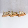 levandeo Set of 3 Lettering Love Home Relax Gold Mango