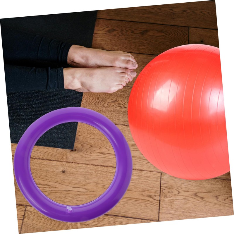 GRIRIW Inflatable Yoga Ball Base with Fixed Ring Round Support