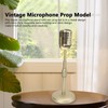 Microphone Prop, Vintage Simulation Old Fashioned Microphone Model with Stable