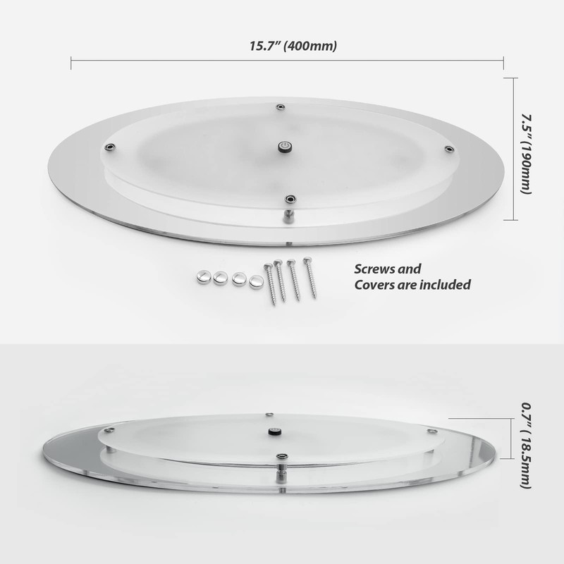 Dream Lighting 12volt DC RV Interior LED Oval Panel Light