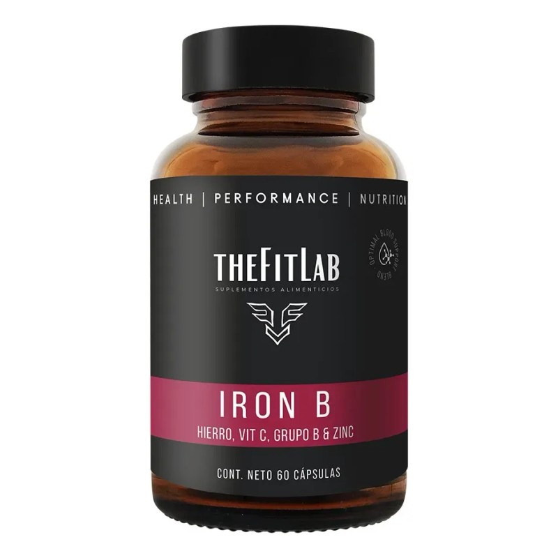 Thefitlab-iron B-suplemento De Hierro, Vit C, Grupo B Y Zinc