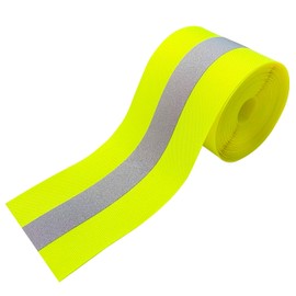 MARARDI Reflective Tape for Sewing - Reflective Tape [5 m x 50 mm] [Fluorescent Yellow] 100% Polyester - Reflective Tape High Visibility - Reflectivity ≥300