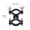 MiOYOOW Bike Flashlight Bracket, Bicycle Front Torch Clip with Soft