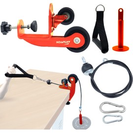 Arm Wrestling Training Equipment, Arm Wrestling Training Table Pulley Cable System, Fitness Forearm Workout for Adults Professional and Biceps Training