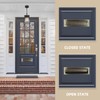 Mail Slot Antique Brass,13Inch Stainless Steel Mail Slot Cover for