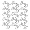 Tofficu 100pcs Stainless Steel Deck Fasteners Clips Deck Board Spacers