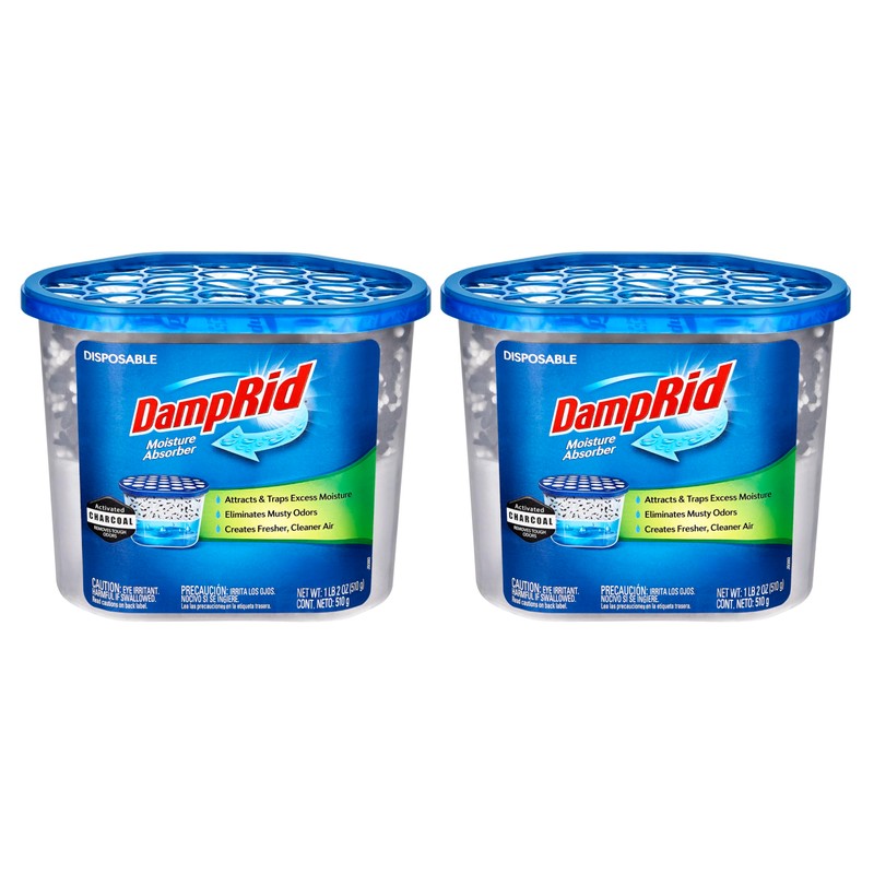 Damp Rid Moisture Absorber & Odor Remover with Activated Charcoal