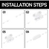 10 Meters (10.94 Yards) Bead Chain, Blinds Vertical Blind Bottom