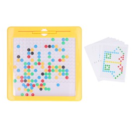 Magnetic Drawing Board Fun Game Educational Drawing Magnetic Dot Art Toy for Kids Children