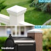 SIEDiNLAR 5x5 Pyramid Post Caps Outdoor Waterproof 5X5 Post Cover,