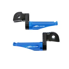 Autobahn88 Motorcycle Footpeg (Front/Rider - RACE-Type with 25mm-Extension), compatible with Honda CB1000 Big One (1993-1996) (Blue)