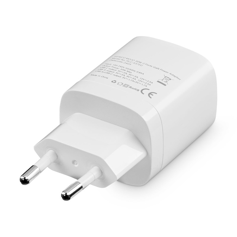 VERICO Power MOJO GaN 30 W, 2 Port Charger, Power