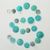 Boltze Capiz Garland Gus Blue Turquoise Green, 1 Piece 2-Way