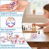 Pack of 6 Dice, Acrylic Transparent Dice Game, Six Sided