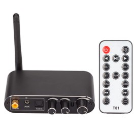 Convertidor de Audio Digital a Analógico de 192 KHz, Convertidor de Digital a Analógico Bluetooth DAC Digital SPDIF/óptico/Toslink/coaxial a Estéreo Analógico L/R Y