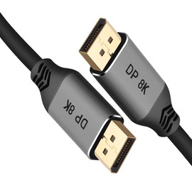 CY Kabel DisplayPort 1.4 DP auf DP Kabel 8K 60Hz 4K 120Hz Ultra-HD UHD DP 1.4 kompatibel FreeSync Gaming Monitor 4090 7900 (2.0M)