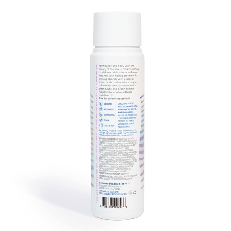 Seaweed Bath Co. Volumize Conditioner, Lavender Scent, 12 Ounce, Sustainably