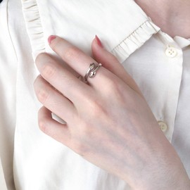 ACJFA Hug Ring 925 Sterling Silver Hugging Hands Adjustable Rings I am Enough Ring Motivational Friend Inspirational Jewelry Encouragement Gift for Women