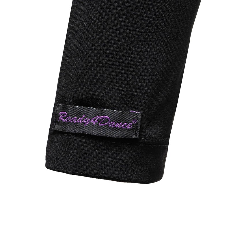 Men's Latin Dance Leotard, black