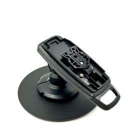 Discount Credit Card Supply ENS Tailwind Ingenico Lane/3000/7000/8000 3" Latch and Lock Compact Pole Mount Terminal Stand with Round Freestanding Mobility Base Plate