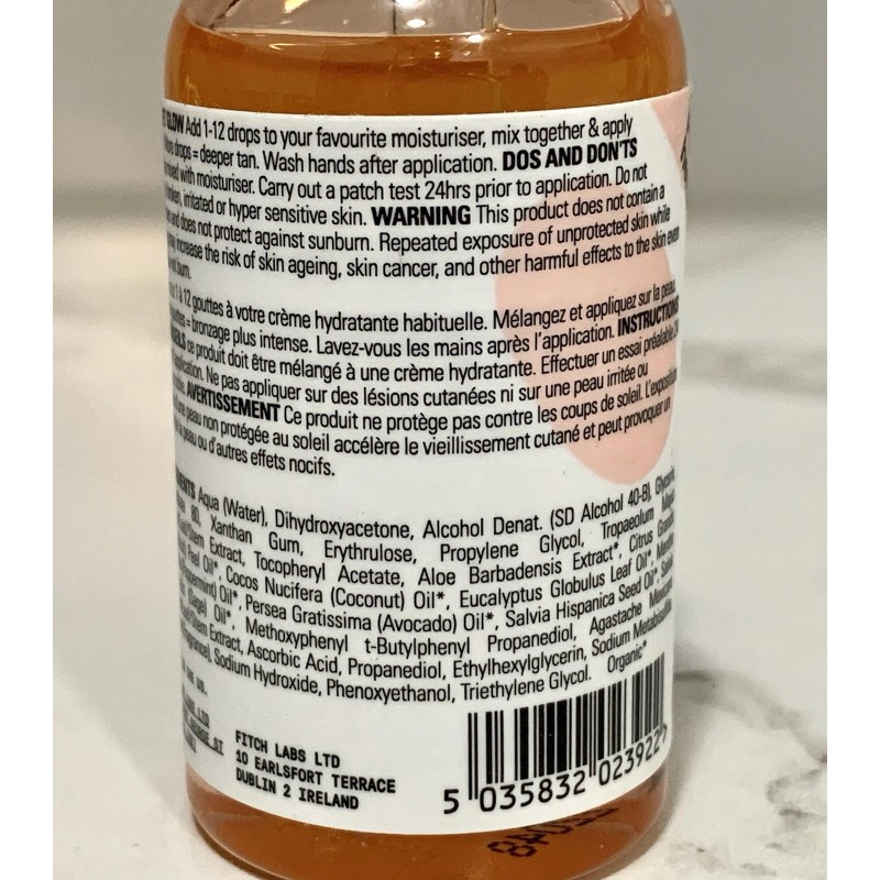 Isle of Paradise LIGHT Self Tanning Drops Face Body 1.01oz,