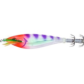 Yo-Zuri Ultra 3D Cloth M2 Squid Jig, Floating, 4-1/8 Inch, 105mm, #M, Clear Luminous Read Head