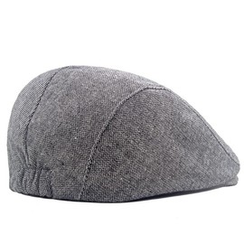 Beret Hat Men's Adjustable Forward Hat Outdoor Sunshade Couple's Duck Tongue Hat (AU, Alpha, One Size, Light Gray)