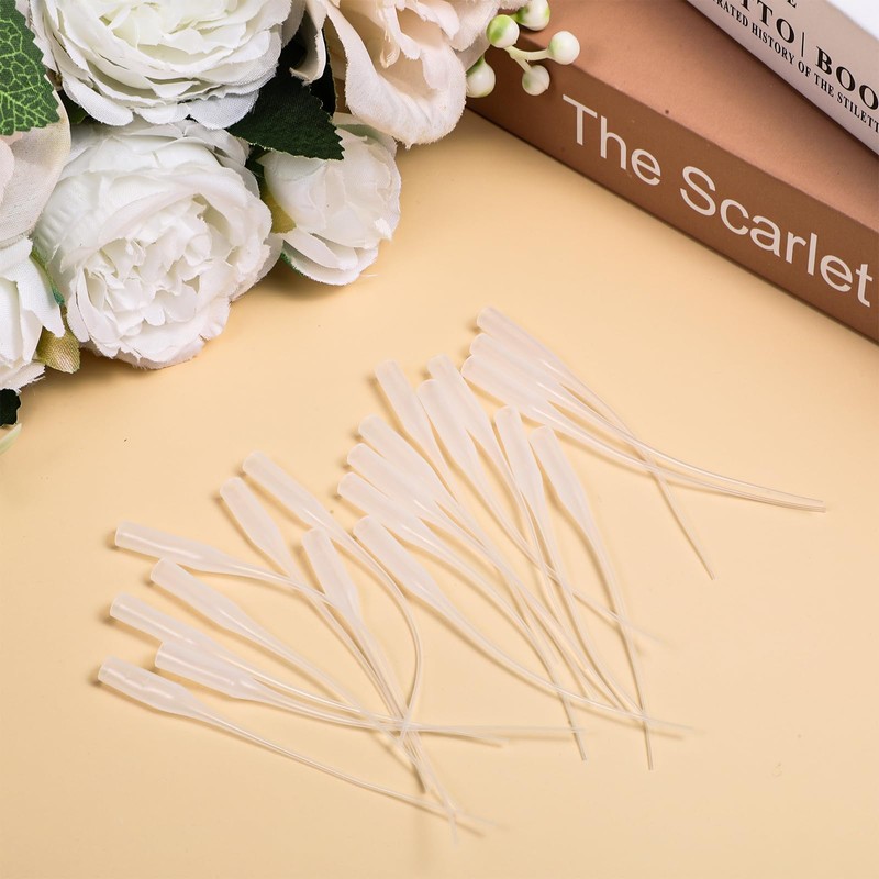 200 PCS Plastic Glue Tips Micro-Tip Applicator, Precision Extender Glue