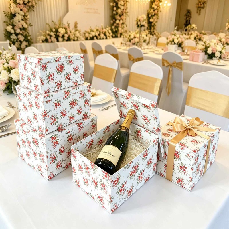 BoxSkivra 1 Pack 13x9x6 inch Keepsake Boxes with Lids Large