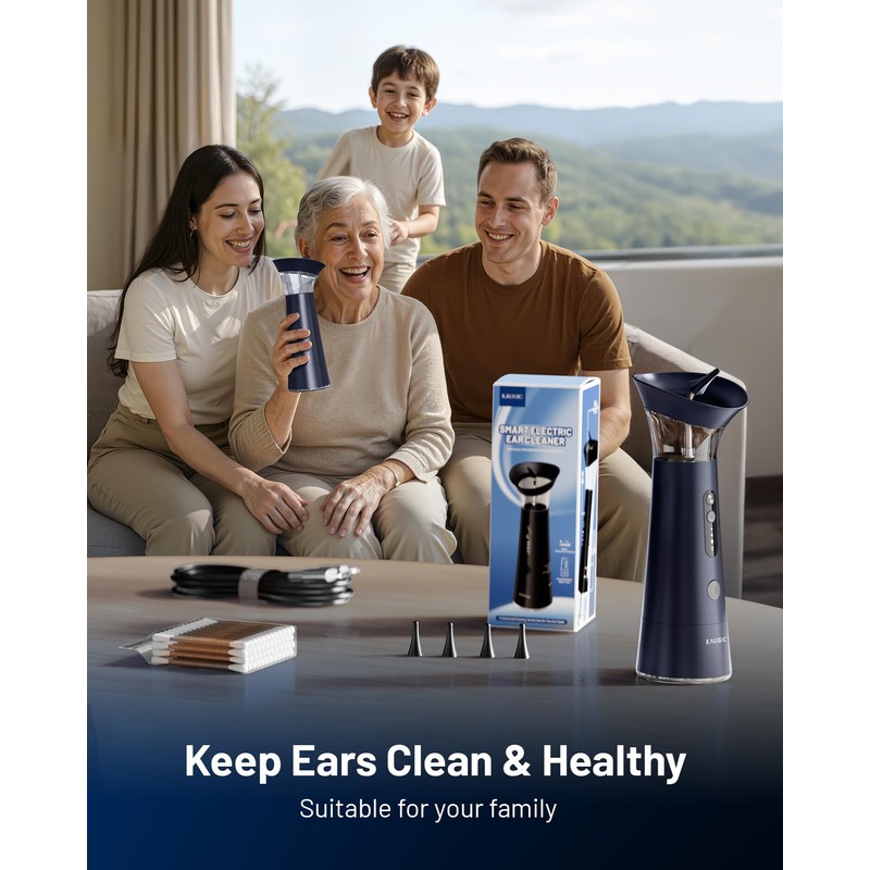 Ear Wax Removal with One-Piece Waste Tank, FSA-HSA, Home Use,