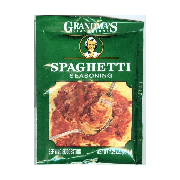 Grandma's Spaghetti Sauce Seasoning-12 Packets, 1.25 oz