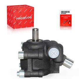 PHOBOOS Power Steering Pump Compatible with Ford F-150 2009-2010, Lobo 2009-2010, Expedition 2010 & Lincoln Navigator 2010, 4.6L 5.4L, with Outlet, Smooth Steering, High Durability, Ref. 20-312P1