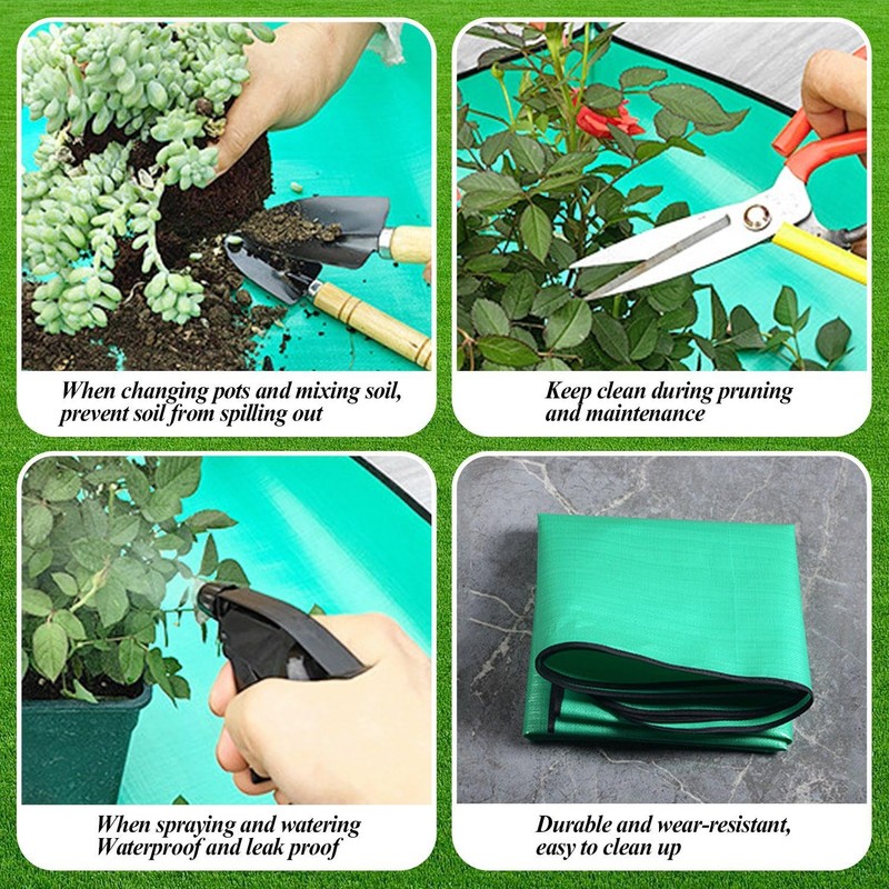 QFEHTHSK 1 x Garden Work Mat, Leak-proof Garden Work Mat,