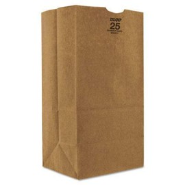 Duro ID# 30926 25# Short Bulwark SOS Bag 57# Natural Kraft 500pk (2 Packs of 250) 6-1/8 x 8-1/4 X 15-7/8