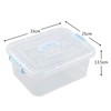 Readsky 8 Litre Plastic Storage Bins with Lids and Handles,